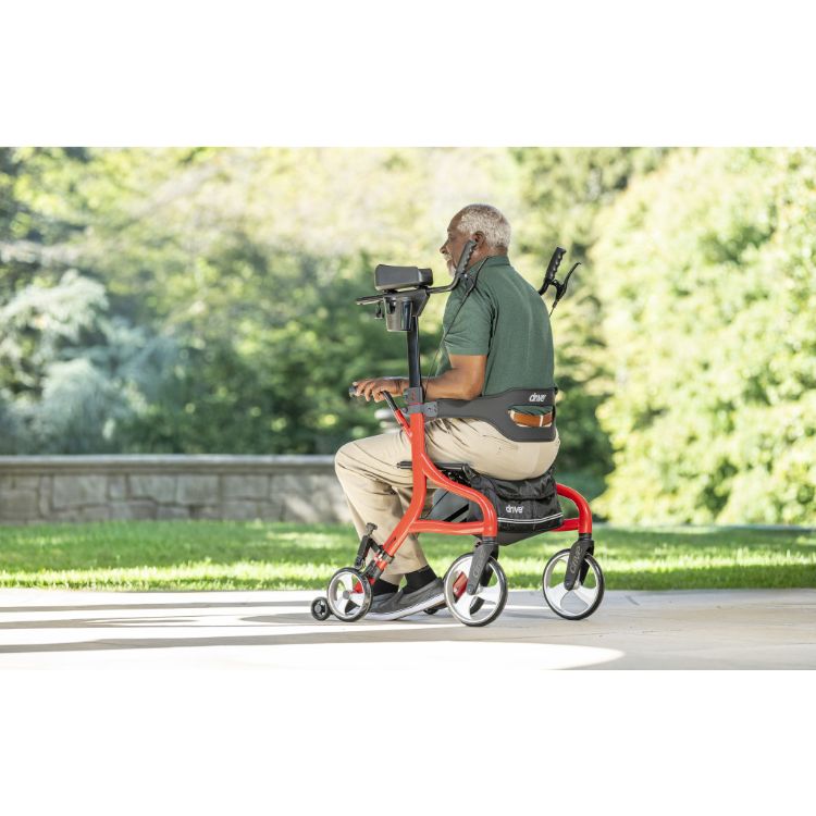 Nitro Neuro Upright Walker with reverse braking system and adjustable forearm supports