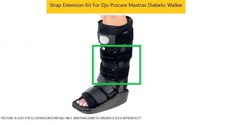 Strap Extension Kit For Djo Procare Maxtrax Diabetic Walker